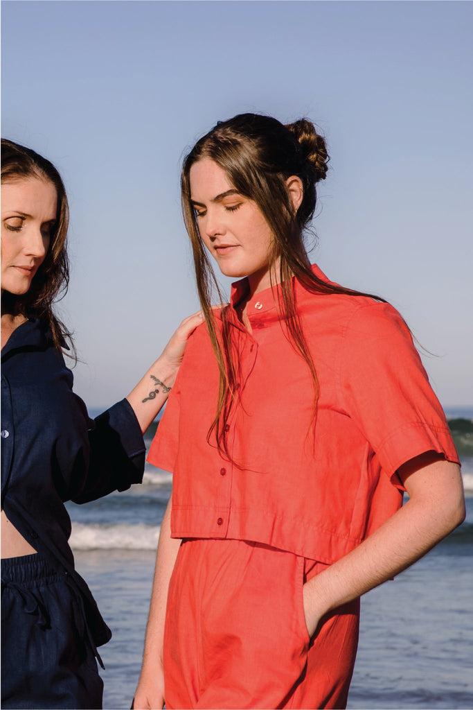 Boxy Crop Shirt - SixSeven By Ullman