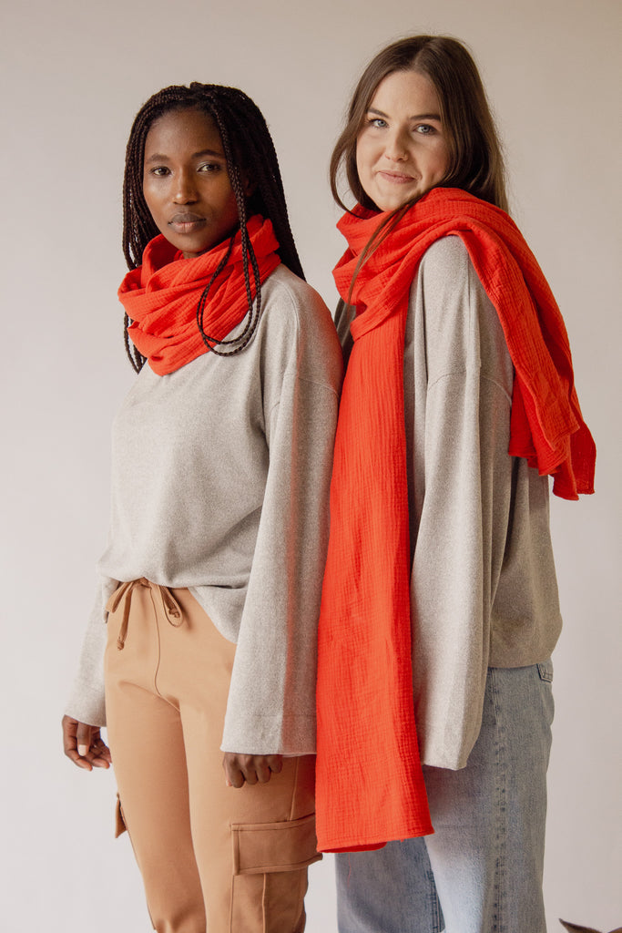 Cotton Scarf and Snood