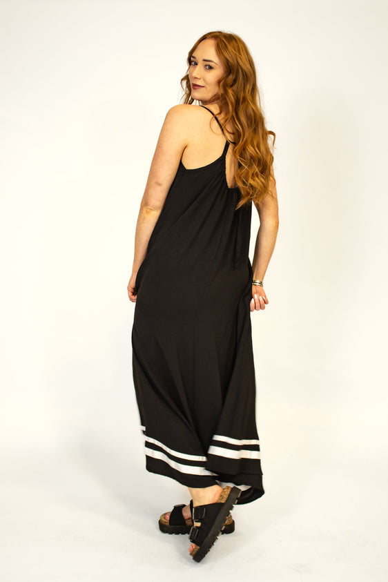 Black and White Maxi Dress - SixSeven By Ullman