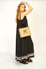 Black and White Maxi Dress - SixSeven By Ullman