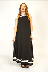 Black and White Maxi Dress - SixSeven By Ullman