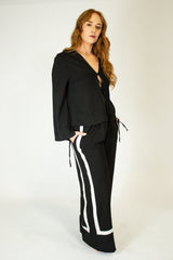 Black Wide Leg Pants - SixSeven By Ullman