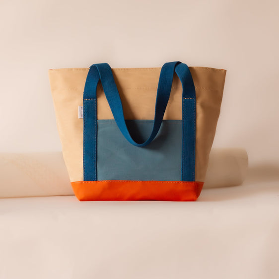 Coral Blue Santa Cruz Beach Bag - SixSeven By Ullman