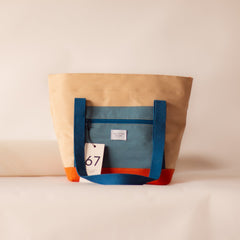 Coral Blue Santa Cruz Beach Bag - SixSeven By Ullman