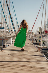 Island Green Slip Dress - SixSeven By Ullman