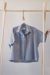 Oversized Stripe Shirt - SixSeven By Ullman