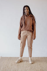 Ribbed Mocha Hoodie - SixSeven By Ullman