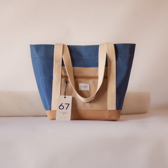Sandy Blue Santa Cruz Beach Bag - SixSeven By Ullman