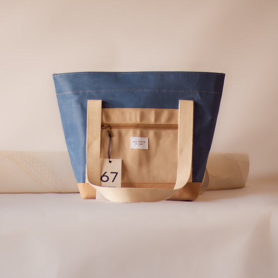 Sandy Blue Santa Cruz Beach Bag - SixSeven By Ullman