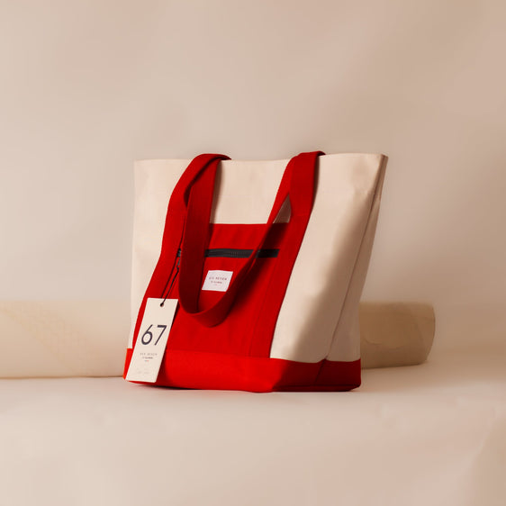 Sebby Red Santa Cruz Beach Bag - SixSeven By Ullman