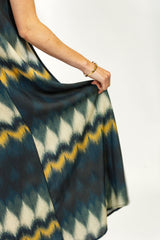 Tie - Dye Maxi Dress - SixSeven By Ullman