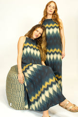 Tie - Dye Maxi Dress - SixSeven By Ullman